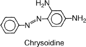 Figure depicting the structure of chrysoidine.