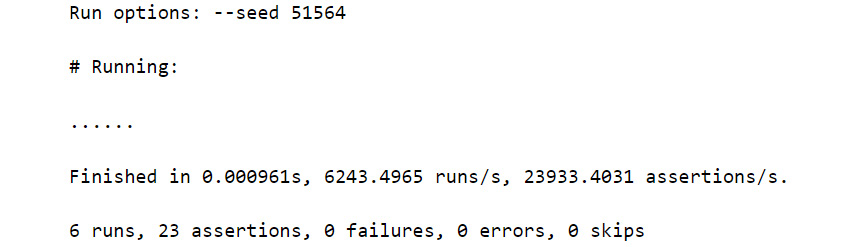 Figure 5.44: Output for the test data