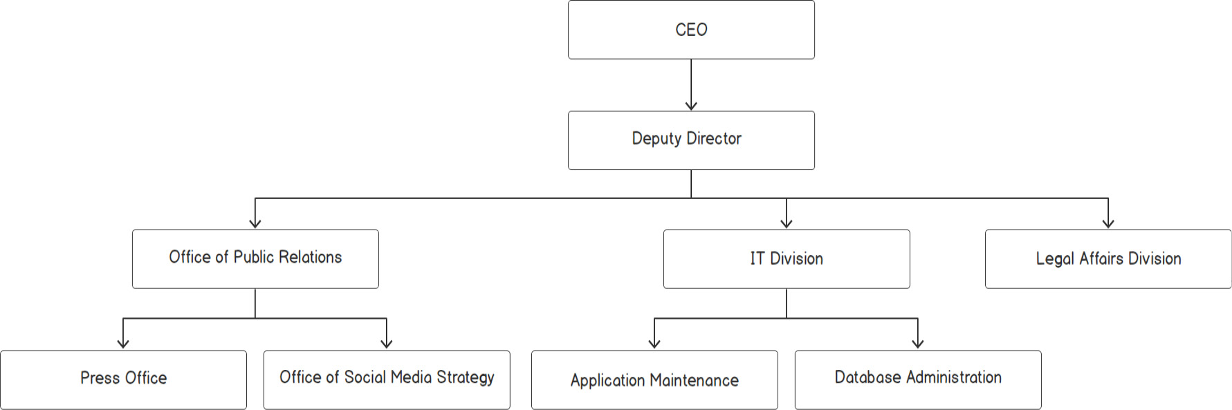 Figure 2.1: Organization structure