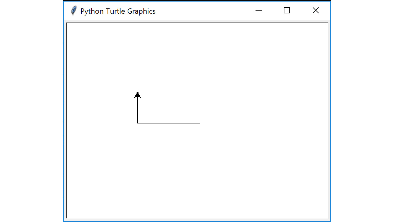 Figure 6.2: Example of output screen when using turtle
