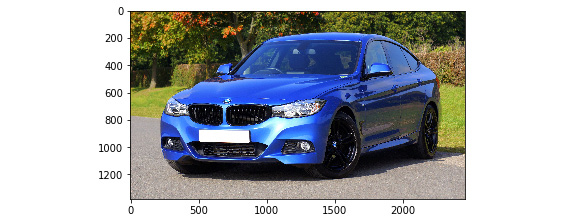 Figure 6.26: Down sampled image of a car
