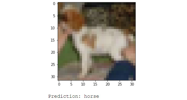 Figure 6.37: Incorrect prediction from the CNN model that was trained on augmented data
