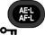 “Picture of the AE-L/AF-L button icon that enables to lock focus and exposure when one shoots in autoexposure and autofocus modes.”