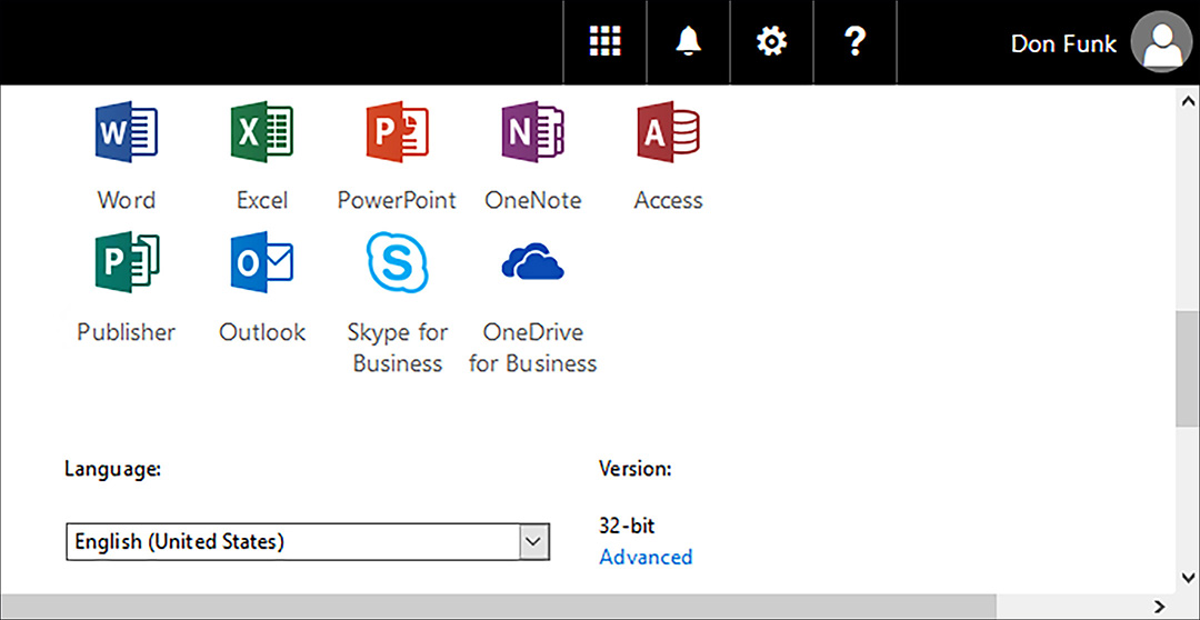 A screen shot shows the Install Office On Your PC page.