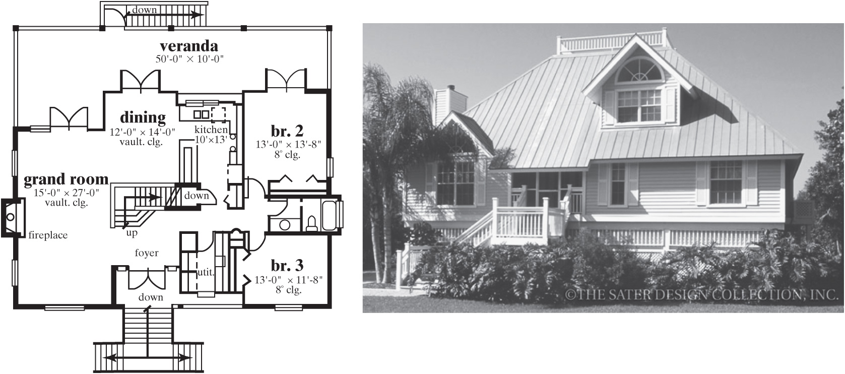 figure A is A beach house as an example of civil architecture floor plan. B a Spyglass style house