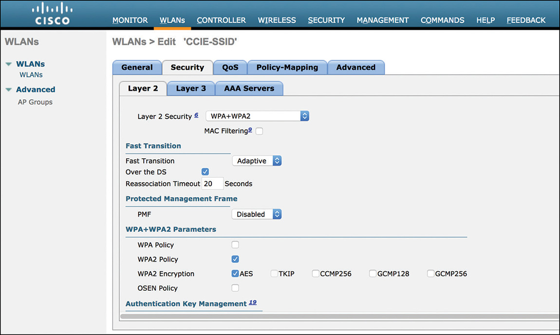 A screenshot of the Cisco WLC interface showing conditions under a Rogue Rule.