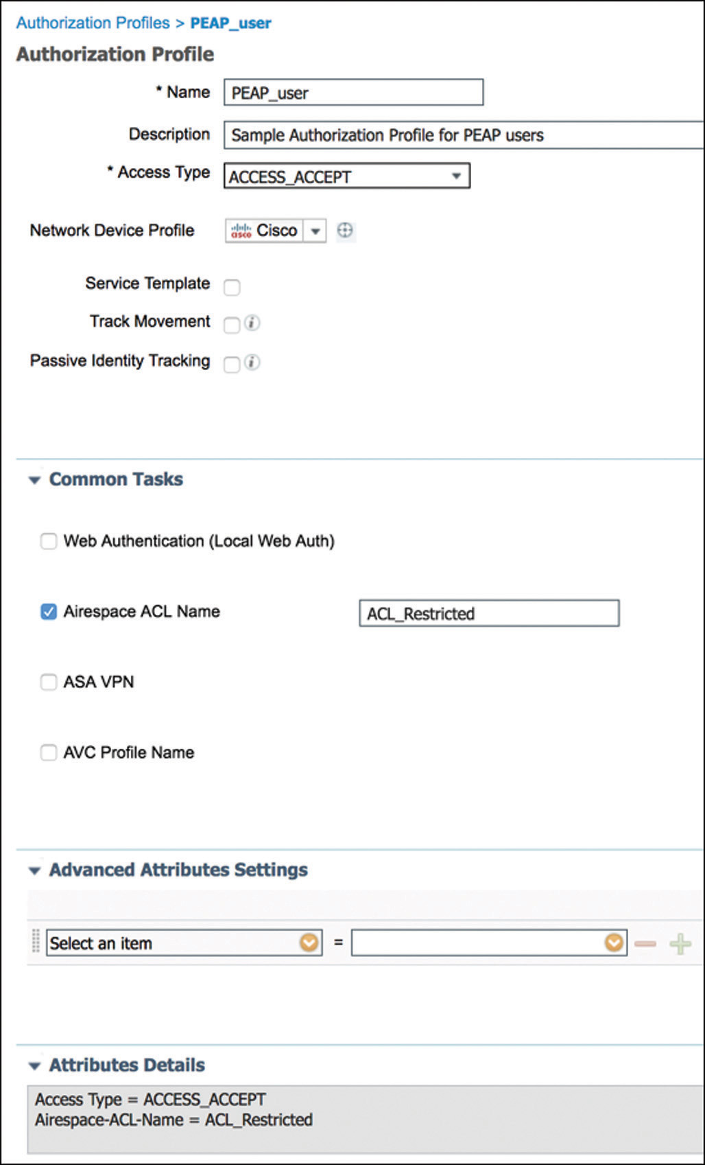 A screenshot shows the 802.1X authorization profile in PEAP users.