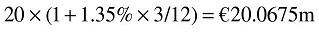 numbered Display Equation