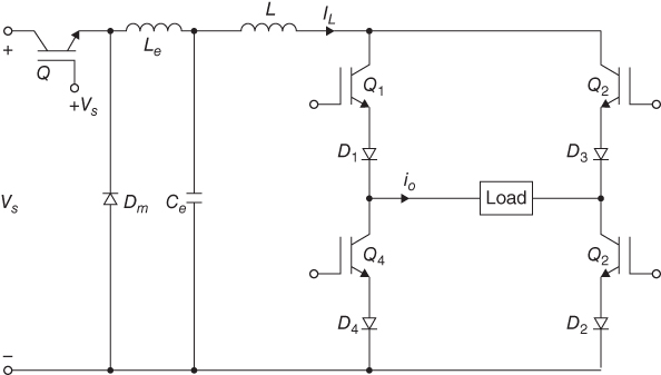 Scheme for Single-phase current source inverter.