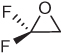 Molecular structure of ethyl crotonate.