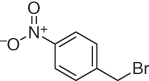 Molecular structure of benzyl halide.