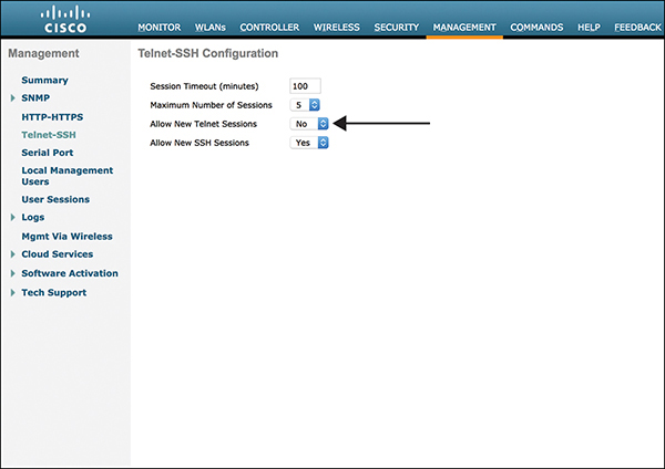 A screenshot depicts the configuration of Telnet-SSH.