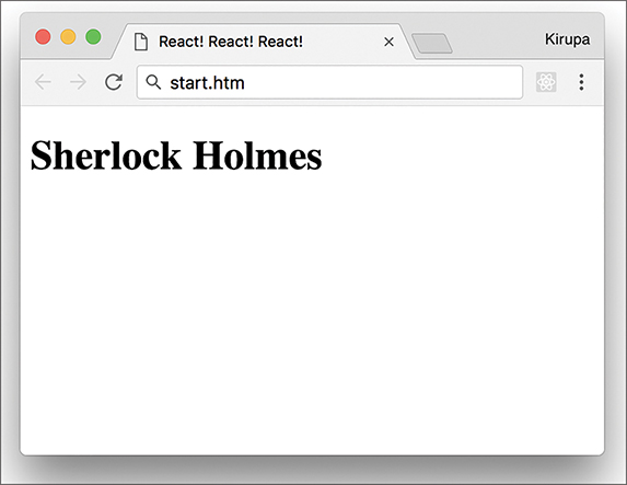 A screenshot shows the "start.htm" page. The text "Sherlock Holmes" appears on the screen in bold.