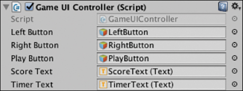 A screenshot shows the Game UI Controller window.