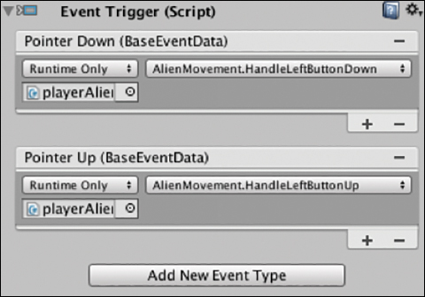 A screenshot of Event Trigger window is displayed.