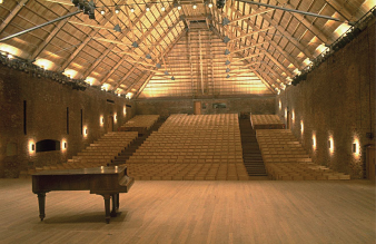 Photo showing Snape Maltings Concert Hall.