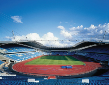 Photo showing a football stadium.