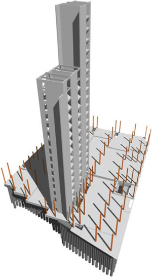 Illustration of Concrete substructure.