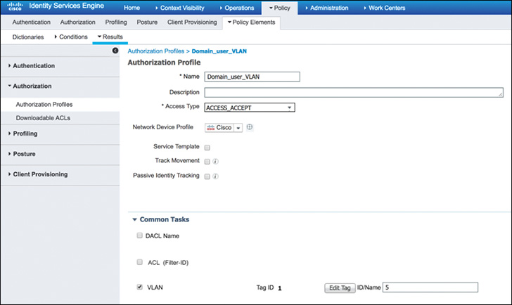 A screenshot shows how to create an authorization profile.